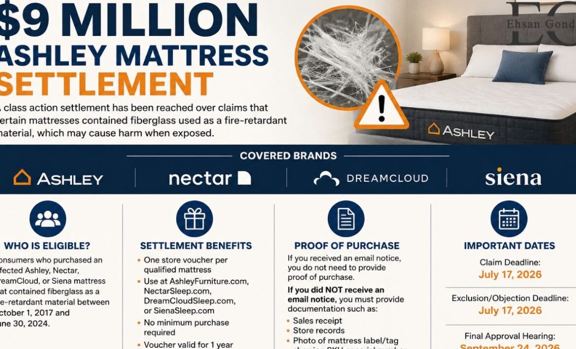 $9 Million Ashley Mattress
