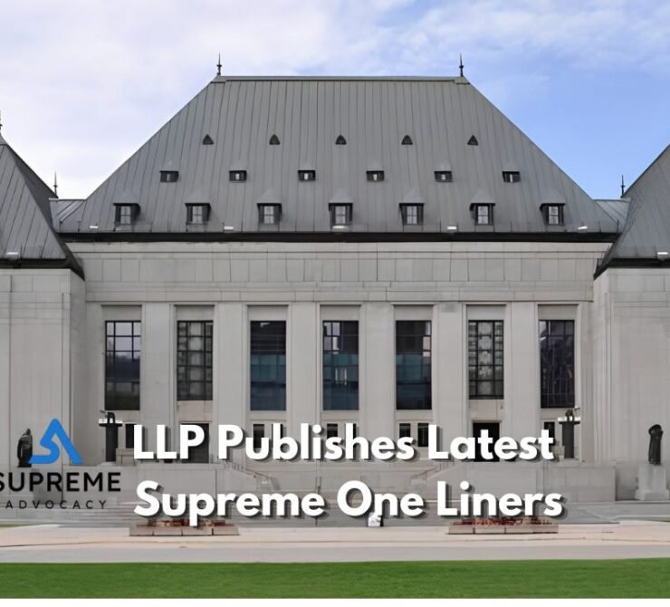 Supreme Advocacy LLP Publishes Latest Supreme One-Liners Supreme Advocacy LLP
